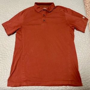 Kuhl Wayfarer polo shirt medium Sun-dried Tomato